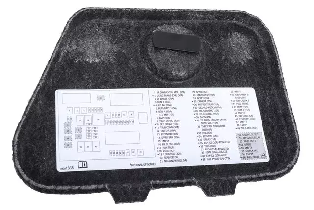 Fuse Box Cover - GM (84291837)