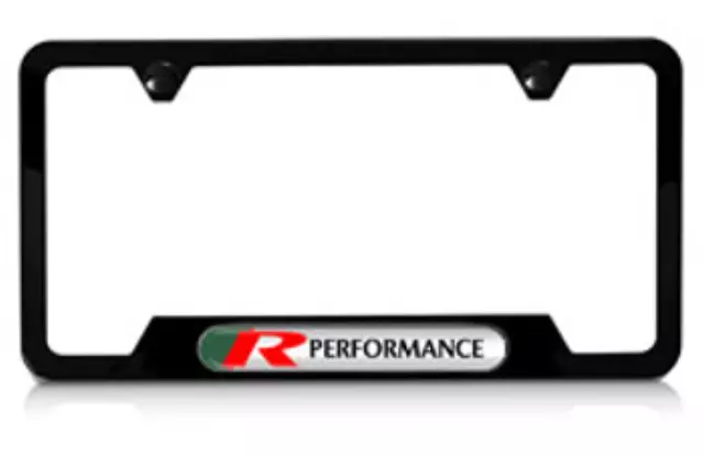 C2C20093 - Exterior: License Plate Frames, R Performance Logo for Jaguar: E-Pace, F-Pace, F-Type, I-Pace, XE, XF, XJ, XK Image