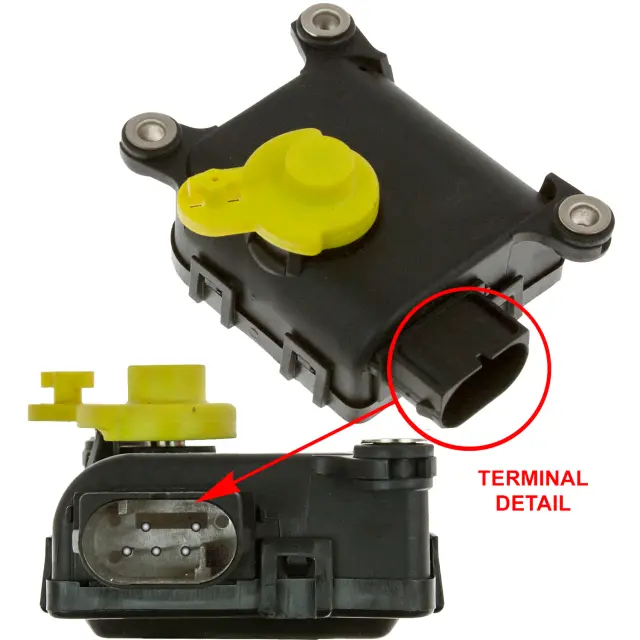 1712286 - Air Conditioning &amp; Heat: HVAC Mode Door Actuator for GLOBAL PARTS DISTRIBUTORS Image