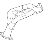 GR3Z9431B - : 2015-2022 Ford Mustang - Exhaust Manifold for Ford: Mustang Image