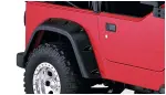 1004207 - : Fender Flares Pocket Style 2Pc Rear for Bushwacker Image