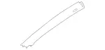 21669014259E57 - Body: Windshield Pillar Trim for Mercedes-Benz Image