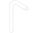 1660160100 - : Vent Hose for Mercedes-Benz Image