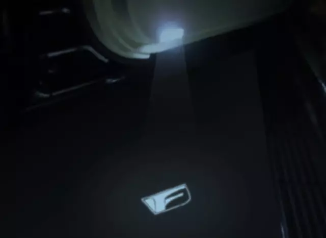 PZ36400W01 - Exterior: Puddle Lamp With F Logo - (Right Lamp Only) for Lexus: GS F, GS350, RC F Image