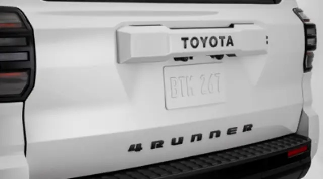 PT9488925312 - Exterior: Glossy Black Badge Tailgate Insert for Toyota: 4Runner Image