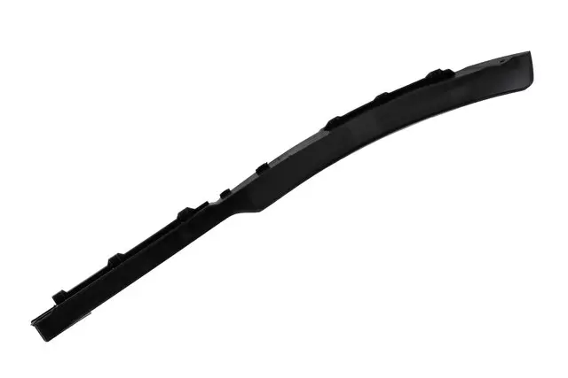 Black Front Passenger Side Bumper Fascia Outer Air Deflector - GM (39108220)