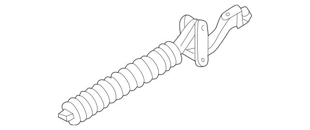 2024601509 - Steering: Lower Shaft for Mercedes-Benz Image