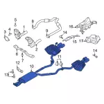 L1MZ5230E - Exhaust: Muffler &amp; Pipe for Ford Image