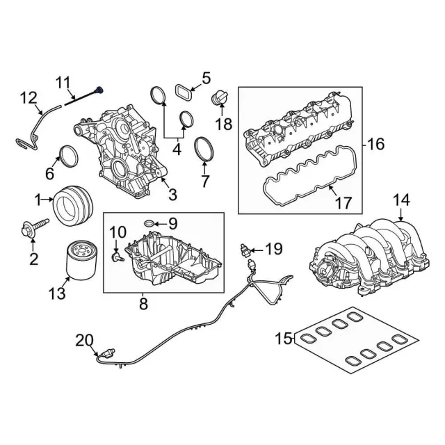 LC2Z6750A - Engine: Dipstick for Ford: E-350 Super Duty, E-450 Super Duty Image