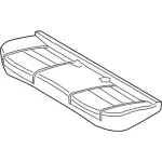 GD9Z5463804GD - Body: Cushion Cover for Lincoln: Continental Image