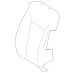 2519101316 - Driver Seat: Padding for Mercedes-Benz: GL320, GL550, ML320, ML350, ML450, ML500, ML550, ML63 AMG, R320, R350, R500 Image