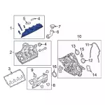 HC3Z6582E - : Valve Cover for Ford: F-250 Super Duty, F-350 Super Duty, F-450 Super Duty, F-550 Super Duty Image