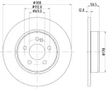 355134512 - : Disc Brake Rotor for Hella Pagid Image