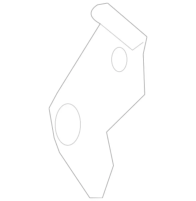 2535014801 - Radiator: Holder for Mercedes-Benz: C63 AMG, C63 AMG S, GLC63 AMG, GLC63 AMG S Image image