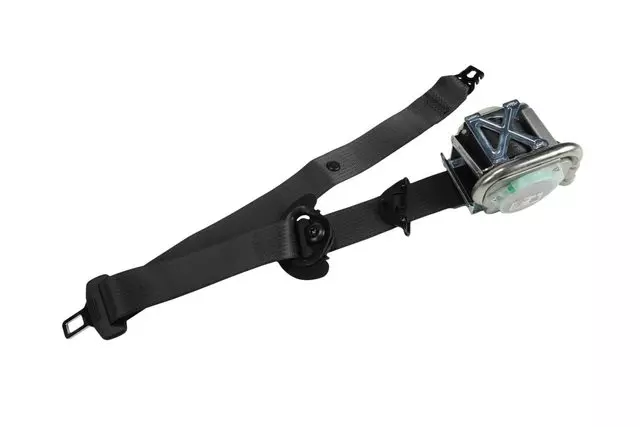 Black Driver Seat Belt with Retractor and Pre-Tensioner - GM (19353922)