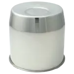 HC211SS - : Push Through Hub Cover Closed End 5.1" Wheel Bore Polished Stainless Steel Bulk for Gorilla Automotive Image