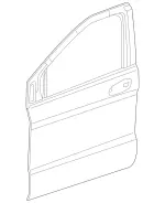 246720020564 - Front Doors: Driver Door for Mercedes-Benz Image