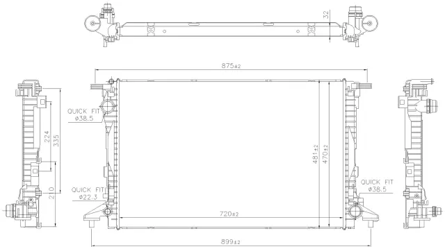 606578 - Cooling Systems: Nissens Radiator for NISSENS Image