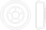 355300431 - : Brake Drum for Hella Pagid Image