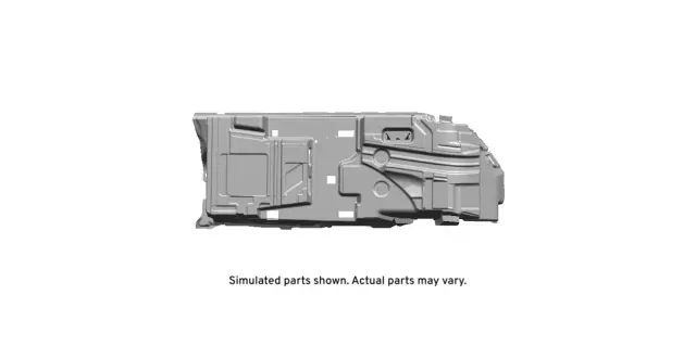 23408585 - : Jet Black Passenger Side Front Floor Panel Carpet for GM Image