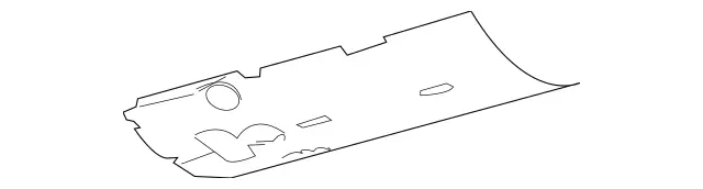 9068311096 - Body: Center Panel Insulation for Mercedes-Benz: Sprinter 2500, Sprinter 3500 Image image