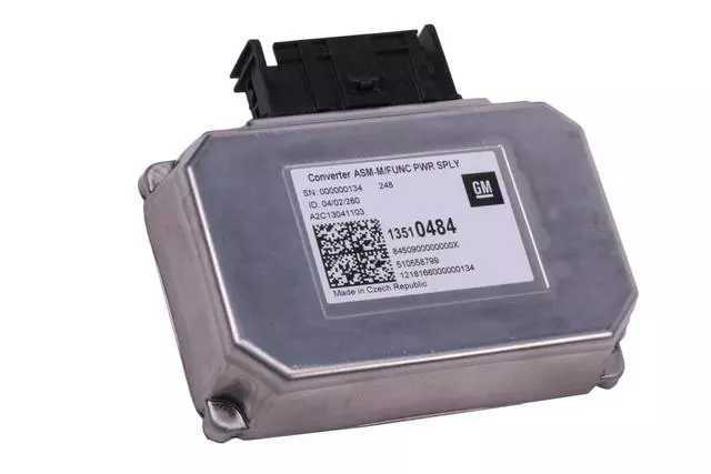 13510484 - Electrical: Converter for Buick: Encore GX, Envision, Regal Sportback, Regal TourX | Cadillac: CT6, XT4 | Chevrolet: Trailblazer | GMC: Acadia Image