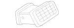 21883009542A17 - Body: Vent Grille for Mercedes-Benz Image