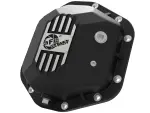 4671110B - : Pro Series Dana 44 Rear Differential Cover Black w/ Machined Fins for aFe Power Image
