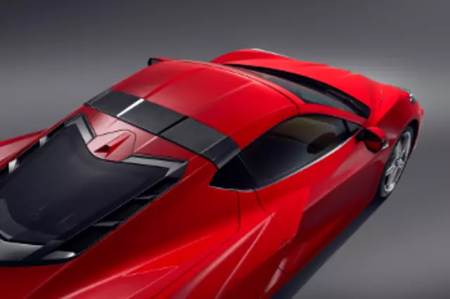 84400536 - : Exterior Trim, Roof Bow, Carbon Fiber for Chevrolet: Corvette Image