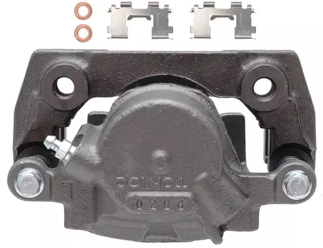 19156668 - : Front Driver Side Disc Brake Caliper Assembly (Friction Ready Non-Coated), Remanufactured for GM Image