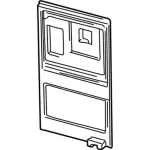 F6UZ1627411AAB - Body: Trim Panel for Ford: E-150 Econoline, E-150 Econoline Club Wagon, E-250 Econoline, E-350 Econoline, E-350 Econoline Club Wagon, E-350 Super Duty, E-450 Econoline Super Duty, Econoline Super Duty Image