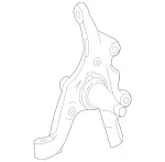 2183320901 - : Steering Knuckle for Mercedes-Benz: CLS400, CLS550 Image