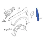 NZ6Z16071A - : Insulator Pad for Ford: Maverick Image