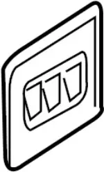 809697S00B - Body: Switch Cover for INFINITI: QX56 Image