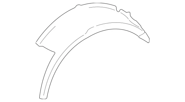 2306370276 - Side Panels: Wheel Well for Mercedes-Benz: SL500, SL55 AMG, SL550, SL600, SL63 AMG, SL65 AMG Image image