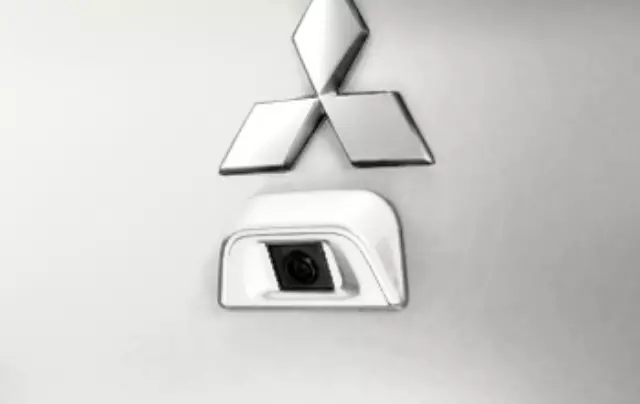 MZ607441EX - Serviceable Components: Rear View Camera - Cover - Wicked White for Mitsubishi Image