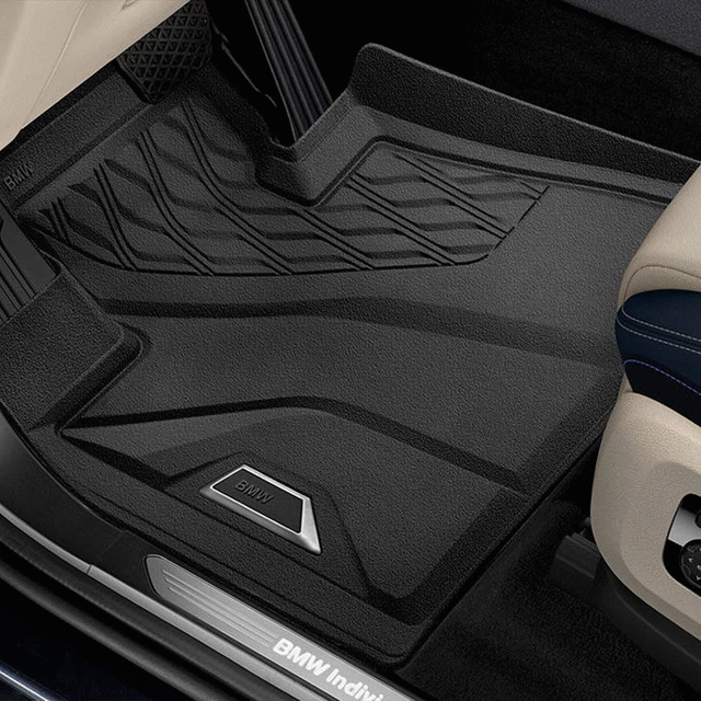 ToughPRO Custom Fit Floor Mats For BMW X6 2015-2019 - Heavy Duty Black Rubber All-Weather Liners