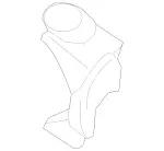 2468300014 - Heating and Ventilation: Holder for Mercedes-Benz Image