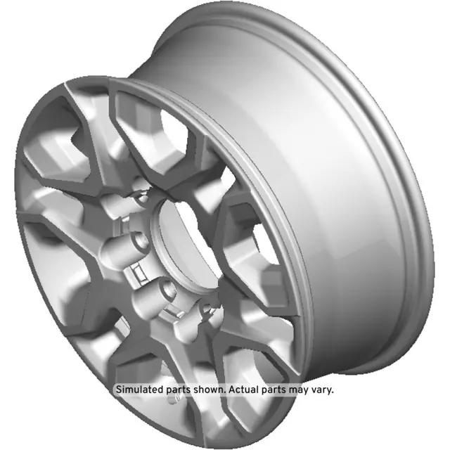 84742720 - Suspension: Wheel, Alloy for Chevrolet: Silverado 2500 HD, Silverado 3500 HD Image