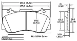 13054344 - : Disc Brake Pad Set for OmniParts Image