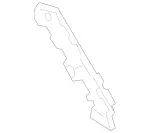 2138850365 - Detachable Parts: Basic Carrier, Bumper for Mercedes-Benz: E300, E350, E43 AMG Image