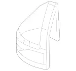 44781101009051 - Body: Mirror Cover for Mercedes-Benz Image