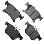ACT1901 - : Akebono ProACT Ultra Premium Ceramic Disc Brake Pad Kit for AKEBONO Image