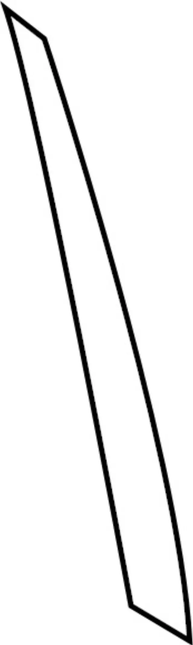 828123JA1A - Body: Black Out Tape for INFINITI: JX35, QX60 Image