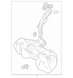 2134700702 - : Fuel Tank for Mercedes-Benz Image