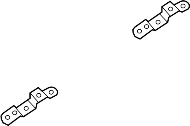 738A03JA0B - Body: Roof Rail Bracket for INFINITI: JX35, QX60 Image
