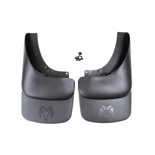 82210681 - Exterior Accessories: 2006-2009 Dodge Ram 1500 2500 Molded Rear Splash Guards OEM NEW MOPAR GENUINE for Dodge: Ram 1500, Ram 2500, Ram 3500 Image