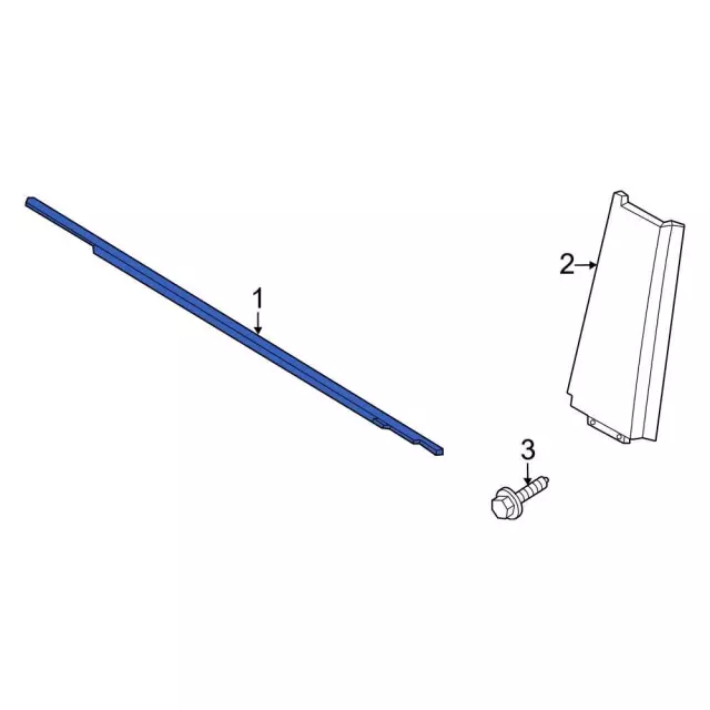 M2DZ7821452B - Body: Belt Molding for Ford: Bronco Image