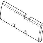 BC3Z2866800A - Body: Seat Back Pad for Ford: F-250 Super Duty, F-350 Super Duty Image