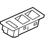 9H6Z14525AC - Body: Switch Bezel for Lincoln: MKZ Image